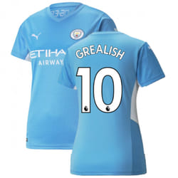 2021-2022 Man City Womens Home Shirt (GREALISH 10) - M