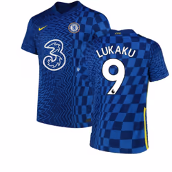 2021-2022 Chelsea Home Shirt (Kids) (LUKAKU 9) - SB
