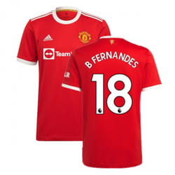 Man Utd 2021-2022 Home Shirt (B FERNANDES 18) - L