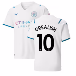 2021-2022 Man City Away Shirt (Kids) (GREALISH 10) - SB