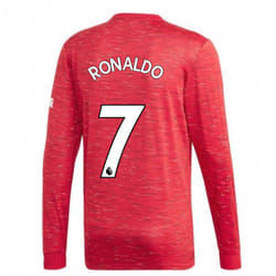 2020-2021 Man Utd Adidas Home Long Sleeve Shirt (RONALDO 7) - 3XL