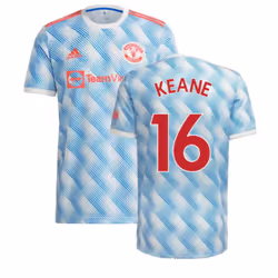 Man Utd 2021-2022 Away Shirt (KEANE 16) - XS