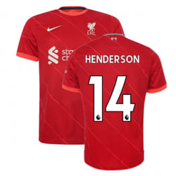 Liverpool 2021-2022 Home Shirt (Kids) (HENDERSON 14) - XSB