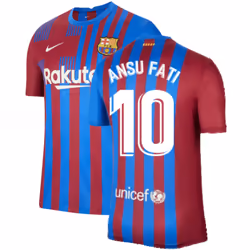 2021-2022 Barcelona Home Shirt (ANSU FATI 10) - XL