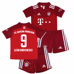 2021-2022 Bayern Munich Home Mini Kit (LEWANDOWSKI 9) - 3-4 Years