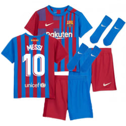 2021-2022 Barcelona Infants Home Kit (MESSI 10) - 6-9 Months
