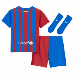 2021-2022 Barcelona Infants Home Kit (MESSI 10) - 6-9 Months