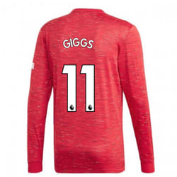 2020-2021 Man Utd Adidas Home Long Sleeve Shirt (GIGGS 11) - M