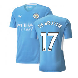 2021-2022 Man City Authentic Home Shirt (DE BRUYNE 17) - XXL