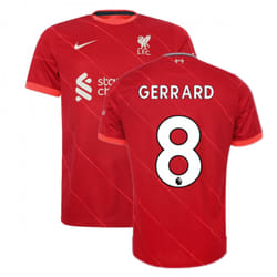 Liverpool 2021-2022 Home Shirt (Kids) (GERRARD 8) - XSB