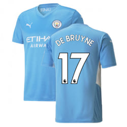 2021-2022 Man City Home Shirt (DE BRUYNE 17) - XL