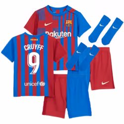 2021-2022 Barcelona Infants Home Kit (CRUYFF 9) - 6-9 Months