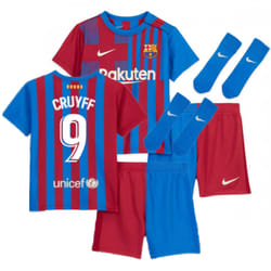 2021-2022 Barcelona Infants Home Kit (CRUYFF 9) - 6-9 Months