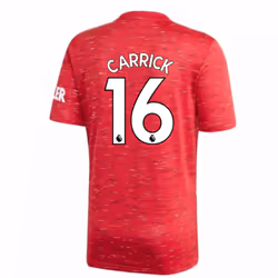 2020-2021 Man Utd Adidas Home Football Shirt (CARRICK 16) - XL
