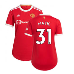 Man Utd 2021-2022 Home Shirt (Ladies) (MATIC 31) - XL