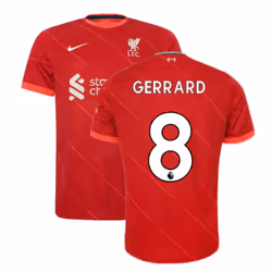 Liverpool 2021-2022 Home Shirt (GERRARD 8) - S