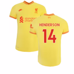 Liverpool 2021-2022 3rd Shirt (Kids) (HENDERSON 14) - MB