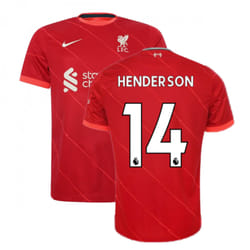 Liverpool 2021-2022 Home Shirt (HENDERSON 14) - S