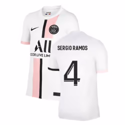 PSG 2021-2022 Away Shirt (Kids) (SERGIO RAMOS 4) - SB