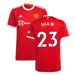 Man Utd 2021-2022 Home Shirt (SHAW 23) - 4XL