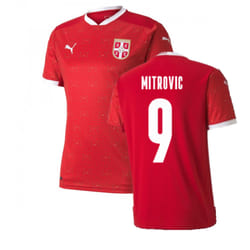 2020-2021 Serbia Home Puma Football Shirt (MITROVIC 9) - XXL
