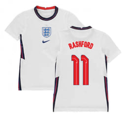 2020-2021 England Home Nike Football Shirt (Kids) (Rashford 11) - MB