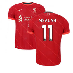 Liverpool 2021-2022 Vapor Home Shirt (M.SALAH 11) - S