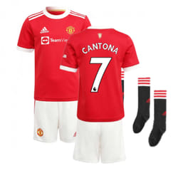Man Utd 2021-2022 Home Mini Kit (CANTONA 7) - 18-24 Months