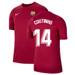 2021-2022 Barcelona Training Shirt (Noble Red) (COUTINHO 14) - XXL