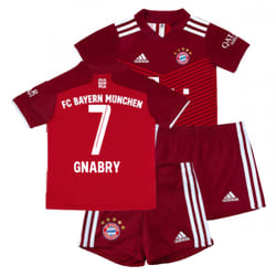 2021-2022 Bayern Munich Home Mini Kit (GNABRY 7) - 3-4 Years