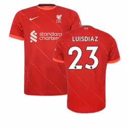 Liverpool 2021-2022 Home Shirt (Kids) (LUIS DIAZ 23) - SB