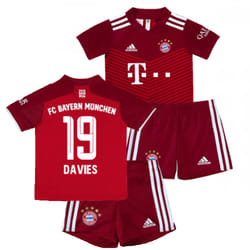2021-2022 Bayern Munich Home Mini Kit (DAVIES 19) - 3-4 Years