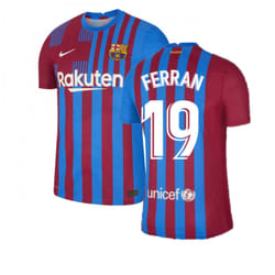 2021-2022 Barcelona Vapor Match Home Shirt (FERRAN 19) - XXL