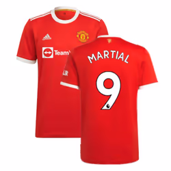 Man Utd 2021-2022 Home Shirt (MARTIAL 9) - 4XL