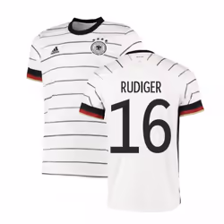 2020-2021 Germany Home Adidas Football Shirt (RUDIGER 16) - S
