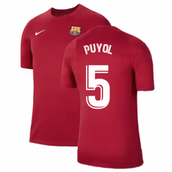 2021-2022 Barcelona Training Shirt (Noble Red) (PUYOL 5) - XXL