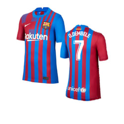 2021-2022 Barcelona Home Shirt (O.DEMBELE 7) - L