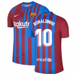 2021-2022 Barcelona Vapor Match Home Shirt (RONALDINHO 10) - M
