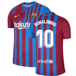 2021-2022 Barcelona Vapor Match Home Shirt (RONALDINHO 10) - XXL
