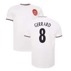 Liverpool Heritage 1997 Ecru Away Tee (GERRARD 8) - L