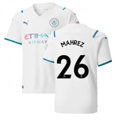 2021-2022 Man City Away Shirt (Kids) (MAHREZ 26) - MB