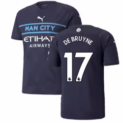 2021-2022 Man City Third Shirt (DE BRUYNE 17) - S