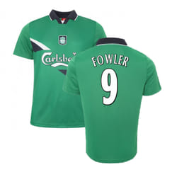 1999-2000 Liverpool Away Retro Shirt (FOWLER 9) - S