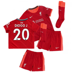 Liverpool 2021-2022 Home Little Boys Mini Kit (DIOGO J. 20) - LB