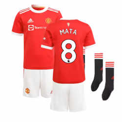 Man Utd 2021-2022 Home Mini Kit (MATA 8) - 18-24 Months