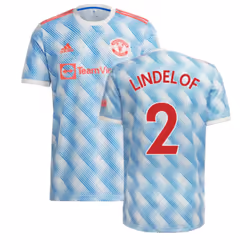 Man Utd 2021-2022 Away Shirt (LINDELOF 2) - XS