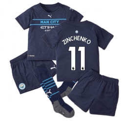 2021-2022 Man City 3rd Mini Kit (ZINCHENKO 11) - 1-2 Years