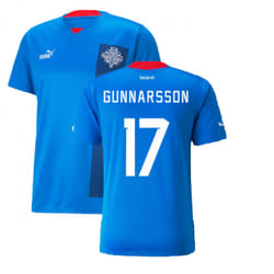 2022-2023 Iceland Home Shirt (GUNNARSSON 17) - M