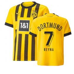2022-2023 Borussia Dortmund Home Shirt (Kids) (REYNA 7) - XSB