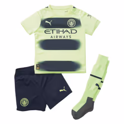 2022-2023 Man City Third Mini Kit (HAALAND 9) - 2-3 Years